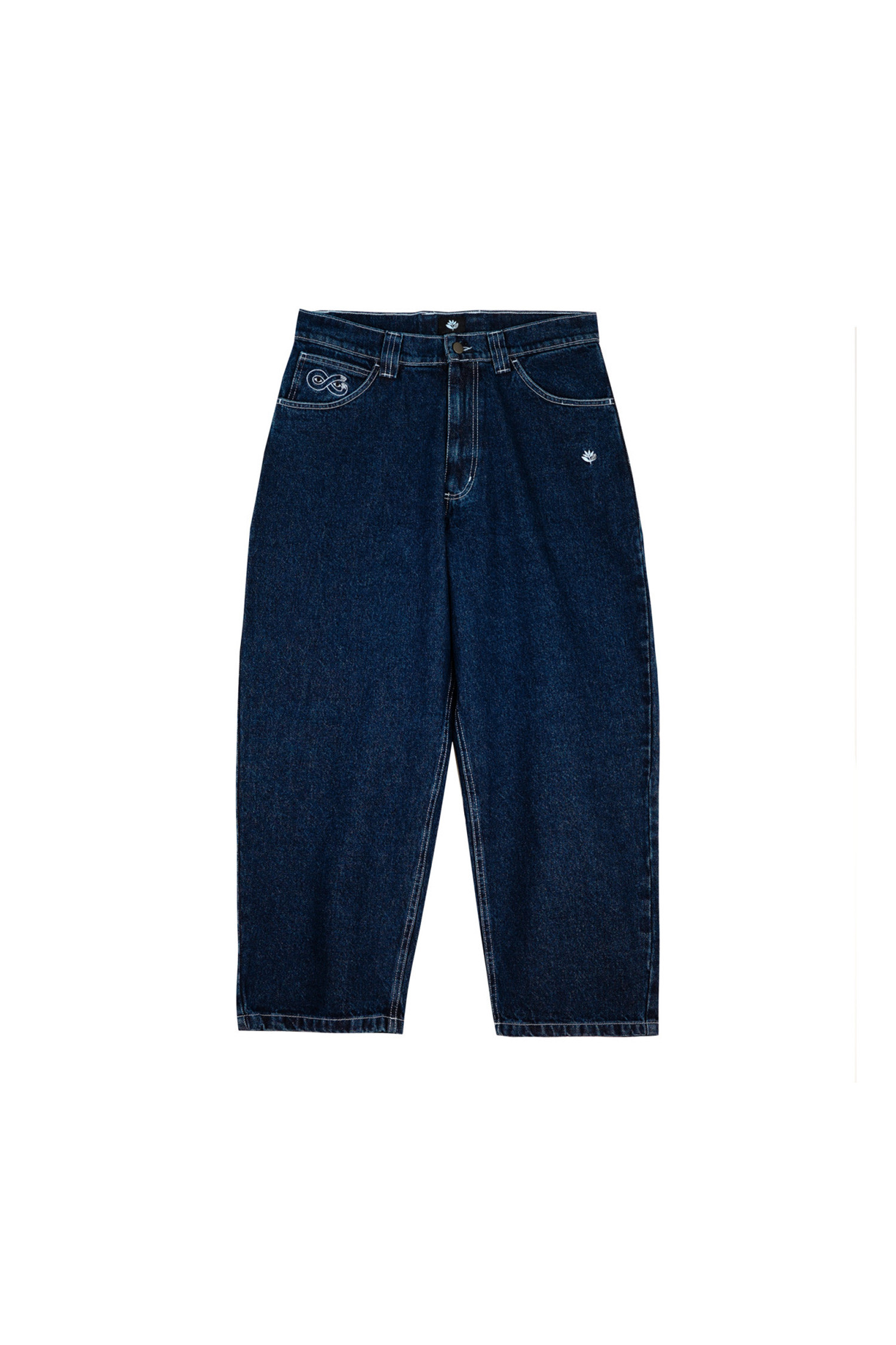 [마젠타] OG DENIM PANTS STITCH OG 데님 팬츠 스티치 - BLUE DENIM_MAGENTA