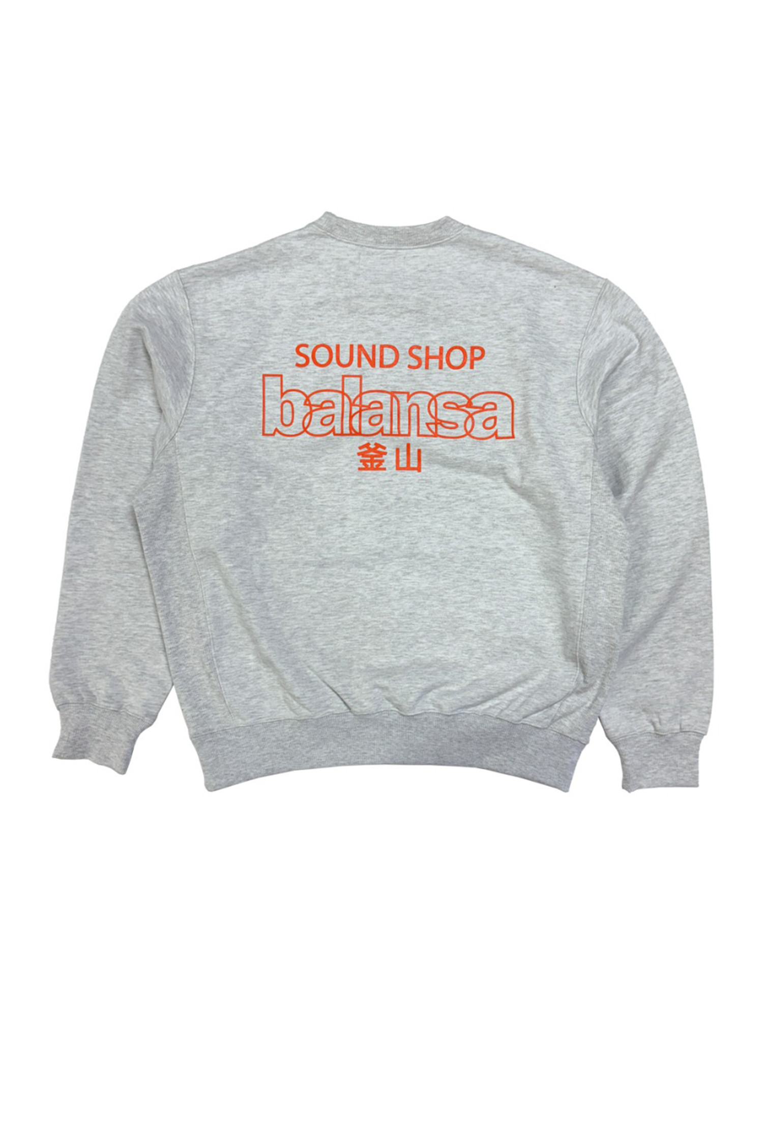 BALANSA SSB Logo Sweatshirt (black/aqua)/韓国 トレーナー BALANSA SSB Logo Sweatshirt (black/aqua)/韓国 トレーナー