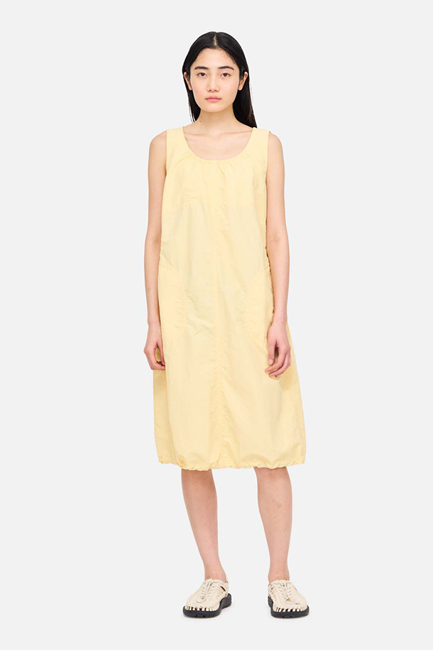 GRAMICCI - 민소매 원피스 - [그라미치] NYLON DRESS 나일론 원피스 - LEMON