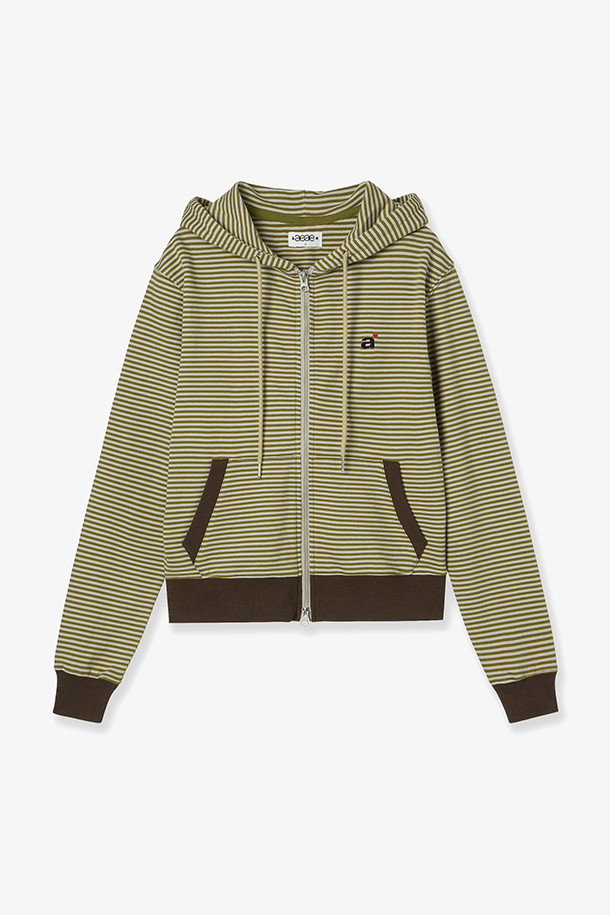 [AEAE] 스트라이프 스몰 레터 후드집업 - 카키는 캐주얼하고 미니멀한 스타일을 추구하는 여성 고객을 위한 후드집업입니다. 부드러운 면 소재로 제작되어 봄, 여름 계절에 가볍게 착용하기 좋으며, 얇은 두께감으로 편안한 착용감을 선사합니다. 전면에 스트라이프 패턴과 A 로고 디테일이 포인트로 디자인되었으며, 레귤러핏과 긴 소매 기장으로 제작되었습니다. 후드와 집업 스타일로 실용성을 더했으며, 일상생활에서 편안하게 활용할 수 있습니다. 크롭 기장으로 트렌디함을 더했습니다.
