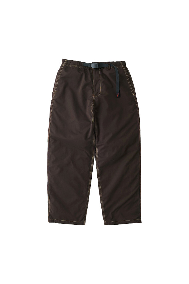 [그라미치] GRAMICCI SALEM PANT BROWN (그라미치 세일럼 팬츠)는 캐주얼 스타일의 브라운 컬러 바지입니다. 폴리에스테르와 면 혼방의 슬러브 소재로 제작되어 부드러운 촉감을 선사합니다. 릴랙스핏과 루즈핏으로 편안한 착용감을 제공하며, 일체형 나일론 시네 벨트가 특징입니다. 밑단 조절 끈과 후면 지퍼 포켓, 다이아몬드형 크로치 거셋 디테일로 활동성을 높였습니다. 일상 및 야외 활동에 모두 적합한 바지입니다.
