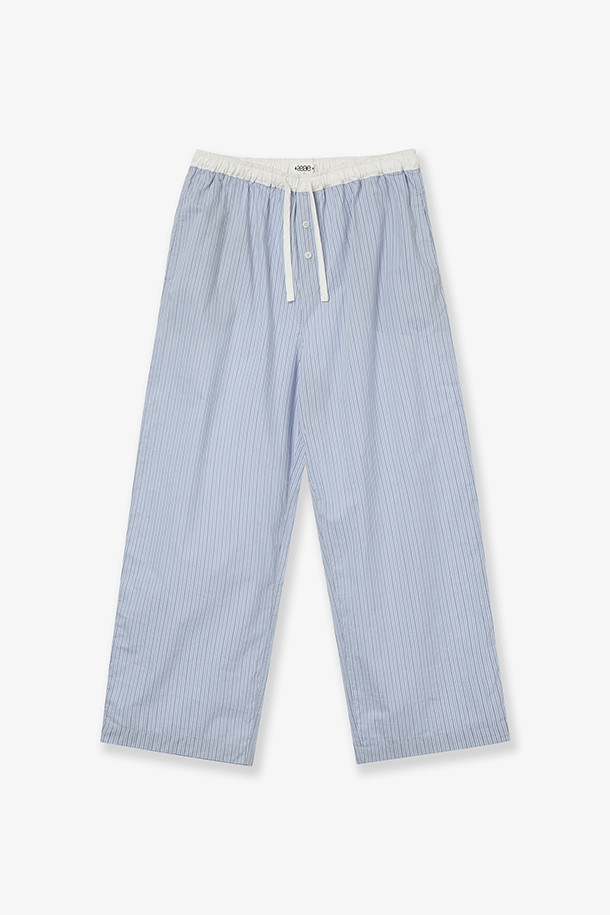 AEAE - 롱/미디팬츠 - [AEAE] PAJAMA LOUNGE PANTS 파자마 라운지 팬츠 - SKYBLUE
