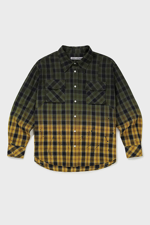 MMW - 셔츠 - [MMW] BLECHED SHIRTS - YELLOW 