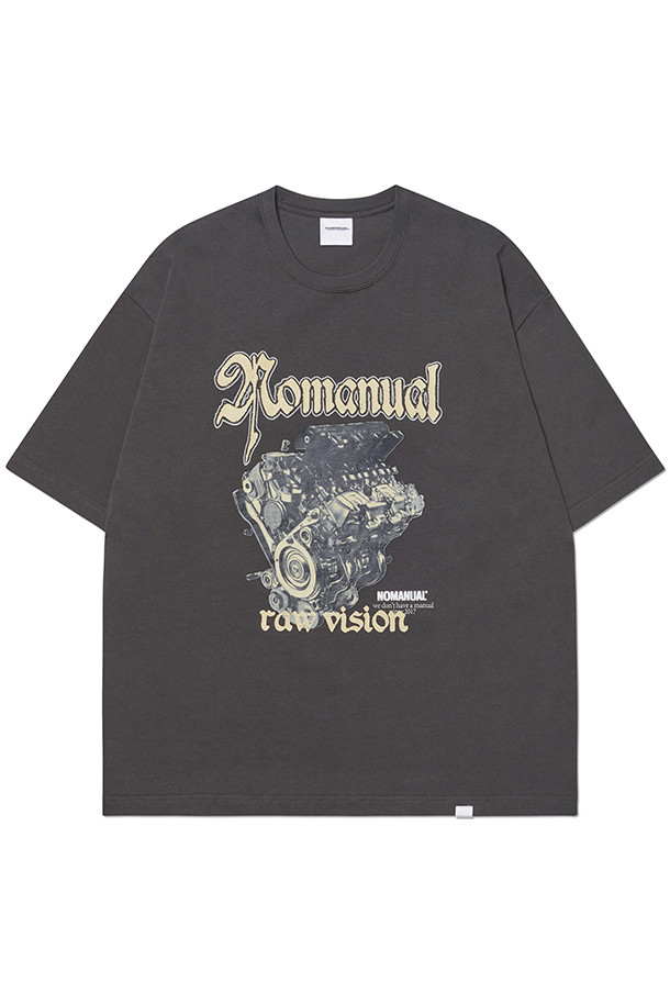 노매뉴얼] NM ENGINE T-SHIRT 엔엠 엔진 티셔츠