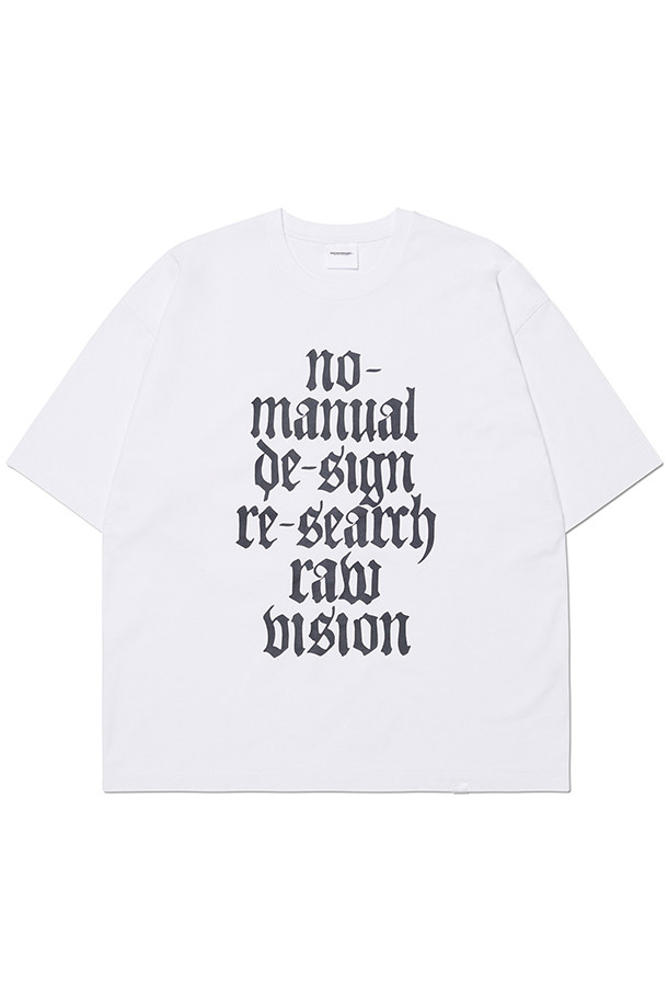 NOMANUAL☆ボネク ソンホ着用RAW VISION RINGER TSHIRT (2color) Volcom Entertainment Long Playing Woven Short Sleeve Shirt