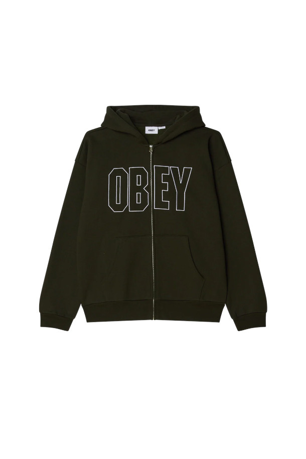 [오베이] GORDON EXTRA HEAVY ZIP HOOD 고든 엑스트라 헤비 집 후드는 짙은 녹색(로진) 컬러의 남녀 공용 후드 집업입니다. 가을, 겨울 시즌에 어울리는 두꺼운 두께감의 헤비웨이트 면 소재로 제작되어 넉넉하고 편안한 착용감을 선사합니다. 스트릿, 캐주얼 스타일을 연출하기 좋으며, 캠핑룩에도 활용 가능합니다. 레귤러핏으로 제작되었으며, 후드 디자인과 긴 소매, 로고 패턴으로 포인트를 더했습니다.
