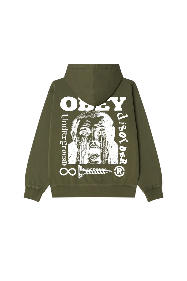 언더그라운드 페이디드 후드 - 딥 리켄 그린 페이디드 워시는 스트릿, 캐주얼 스타일을 즐기는 분들을 위한 공용 후드티셔츠입니다. 봄, 가을, 겨울 모두 착용 가능하며, 레귤러 기장의 오버핏으로 편안한 착용감을 선사합니다. 딥 리켄 그린 컬러에 워싱 가공을 더해 빈티지한 멋을 살렸으며, 부드러운 면 소재로 제작되어 촉감이 좋습니다. 후드 디자인과 그래픽 프린트, 긴 소매가 특징이며, 일상에서 폭넓게 활용할 수 있습니다.
