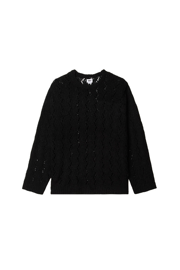 OBEY - 스웨터 - [오베이] SHIMODA TAPE YARN SWEATER 시모다 테이프 얀 스웨터 - DIGITAL BACK