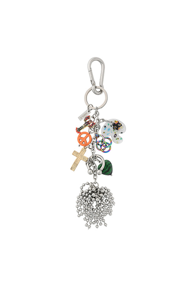 [아조바이아조] 히피 장글 키링 - SILVER는 개성 넘치는 스타일을 완성하는 액세서리입니다. 서지컬스틸, 유리, 아연합금, 레진 등 다양한 소재로 제작되었으며, 체코 글라스 비즈와 보석 장식이 돋보입니다. 높이 14cm의 넉넉한 사이즈로, 데이트룩, 쇼핑룩, 모임룩 등 다양한 TPO에 활용하기 좋습니다. 클래식, 미니멀, 시크 스타일을 즐기는 분들께 추천하며, 물과 화학 물질 접촉을 피하고 마른 천으로 닦아 관리해야 합니다. 미사용 시에는 지퍼백이나 파우치에 보관하여 오랫동안 아름다움을 유지하세요.
