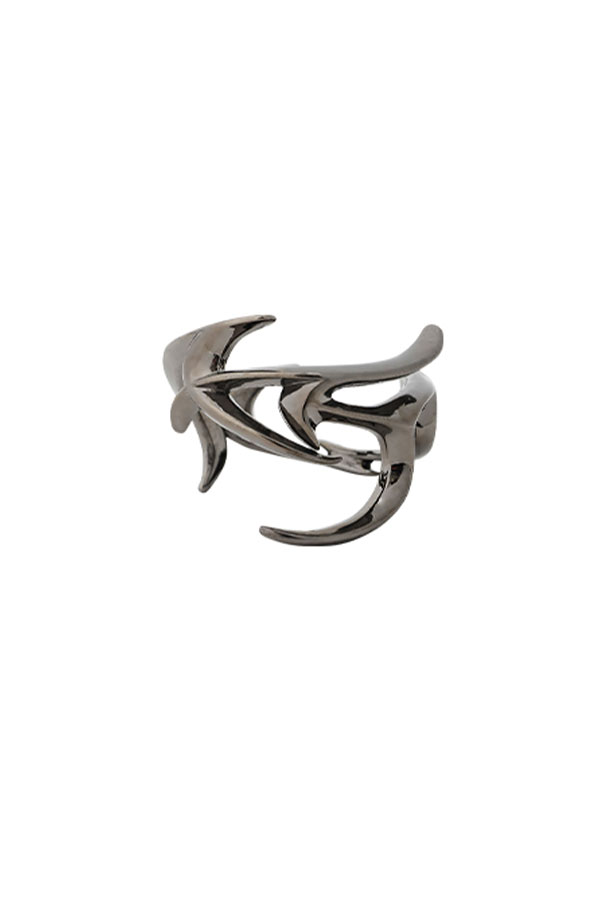 【AJO AJOBYAJO】25SS★ Tribal AJO Ring AJOBYAJO] Tribal AJO Ring 트라이벌 아조 반지 - SILVER