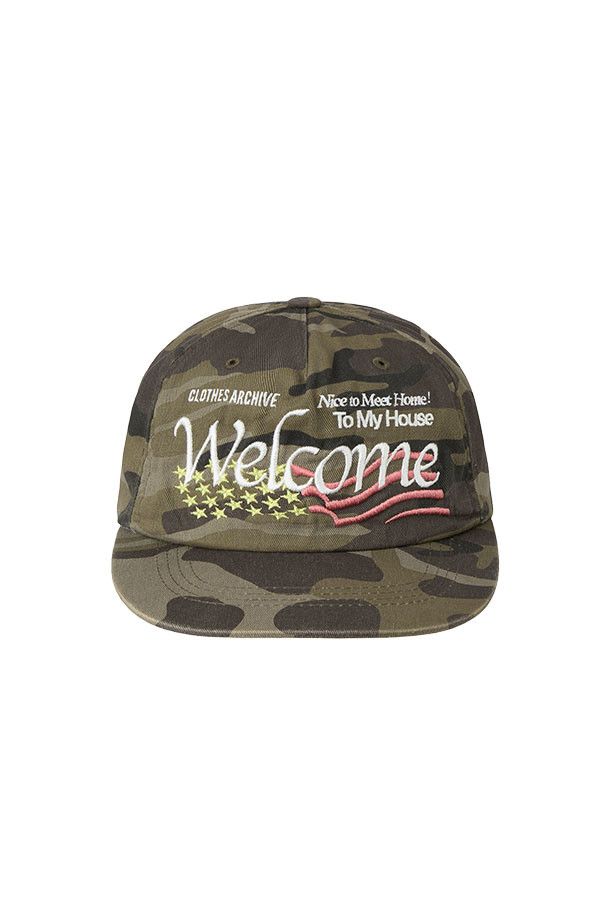AEAE - 모자 - [AEAE] WELCOME WASHED CAP 웰컴 워시드 캡 - CAMO