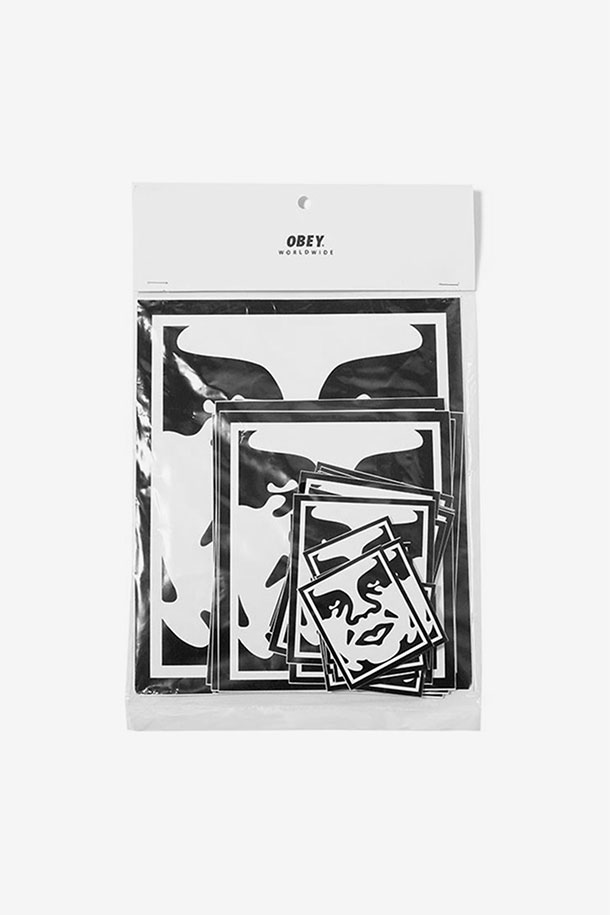 OBEY - 기타소품 - [오베이] STICKER PACK 2-ICON FACE 스티커 팩 2-아이콘 페이스 - ASSORTED