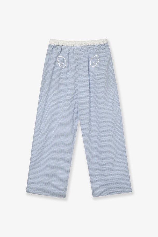 AEAE - 롱/미디팬츠 - [AEAE] PAJAMA LOUNGE PANTS 파자마 라운지 팬츠 - SKYBLUE