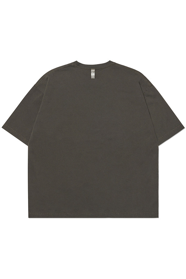 NOMANUAL - 반팔티셔츠 - [노매뉴얼] ROBOTIC HAND NM T-SHIRT 로보틱 핸드 엔엠 티셔츠 - DEEP KHAKI