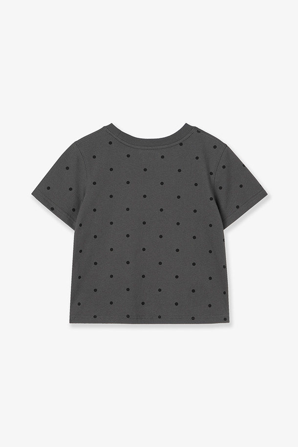 AEAE] WEB LOGO DOT CROP T-SHIRTS 웹 로고 도트 크롭 티셔츠