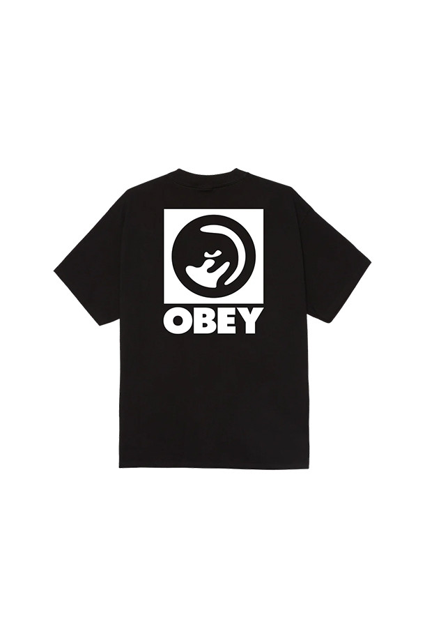 OBEY - 반팔티셔츠 - [오베이] OBEY BOLD EYE 볼드 아이 - BLACK