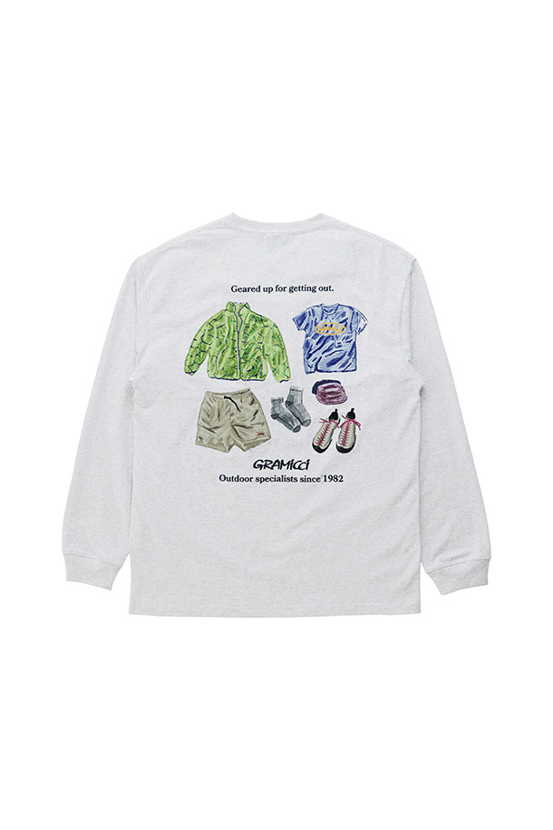 [그라미치] 그라미치 기어드 업 L/S 티 - 그레이 헤더는 에코 프렌들리 코튼 소재의 헤비 저지 원단으로 제작된 남성용 긴팔 티셔츠입니다. 캐주얼 및 베이직 스타일로, 봄, 가을, 겨울 사계절 모두 활용 가능하며 레이어드하여 더욱 따뜻하게 연출할 수 있습니다. 레귤러 핏에 라운드넥 디자인으로 편안한 착용감을 선사하며, 중간 두께감으로 다양한 스타일링에 활용하기 좋습니다. 그레이 헤더 컬러에 로고와 그래픽 패턴이 돋보여 겨울철 데일리룩에 미니멀한 포인트를 더해줍니다.
