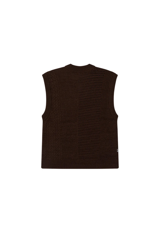 OBEY - 베스트 - [오베이] GARRET SWEATER VEST 가렛 스웨터 베스트 - JAVA BROWN