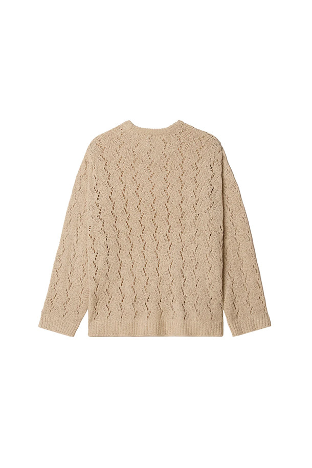 OBEY -  - [오베이] SHIMODA TAPE YARN SWEATER 시모다 테이프 얀 스웨터 - NATURAL