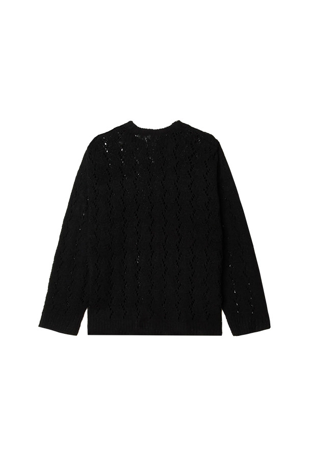 OBEY - 스웨터 - [오베이] SHIMODA TAPE YARN SWEATER 시모다 테이프 얀 스웨터 - DIGITAL BACK