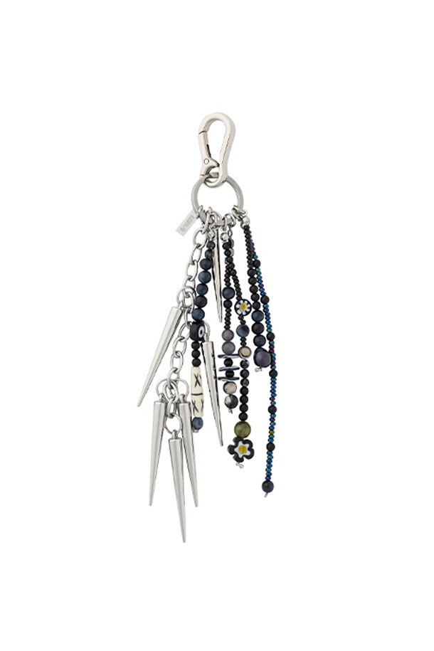 AJOBYAJO] [아조바이아조] Studded Jangle Keyring 스터드 장글