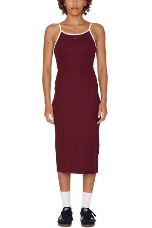 [오베이] SIDELINE TANK DRESS 사이드라인 탱크 드레스 - WINE