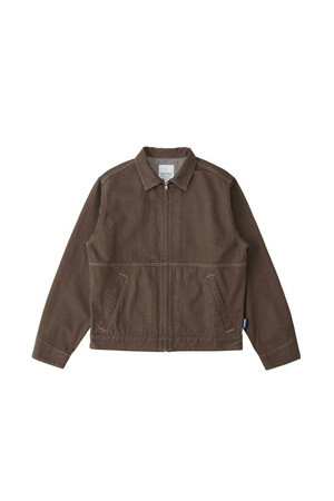 [그라미치] GRAMICCI JAPANESE SLUB DENIM JACKET 그라미치 재패니즈 슬럽 데님 재킷 - AMBER