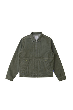 [그라미치] GRAMICCI JAPANESE SLUB DENIM JACKET 그라미치 재패니즈 슬럽 데님 재킷 - DARK SAGE
