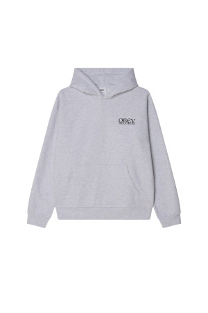 OBEY DISORDER EXTRA HEAVY HOOD 오베이 디스오더 엑스트라 헤비 후드  - ASH GREY