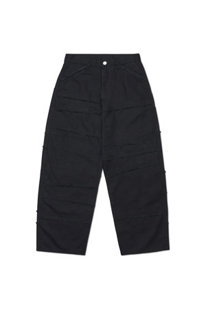 [노매뉴얼] ROUGH DIVISION PANTS 러프 디비전 팬츠 - BLACK
