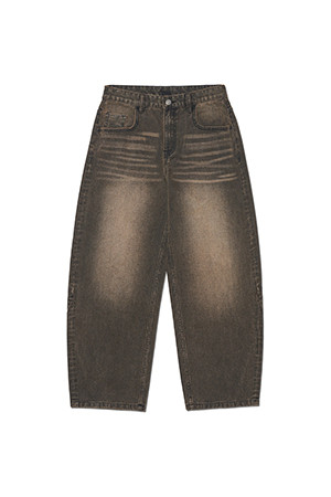 [노매뉴얼] B.C.L DENIM PANTS 비씨엘 데님팬츠 - WASHED BROWN