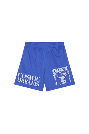 [오베이] EASY COSMIC DREAMS MESH SHORT 이지 코스믹 드림즈 매시 쇼츠 - DAZZLING BLUE