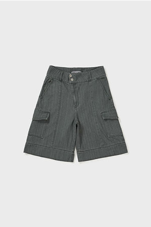[MMW] WIDE FIT POCKET HF PANTS - CHARCOAL 