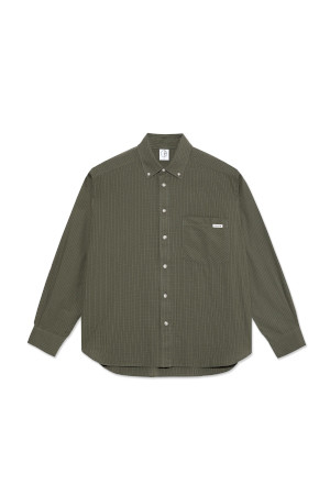  Ben LS Shirt 벤 롱슬리브 셔츠  - Army Green Check