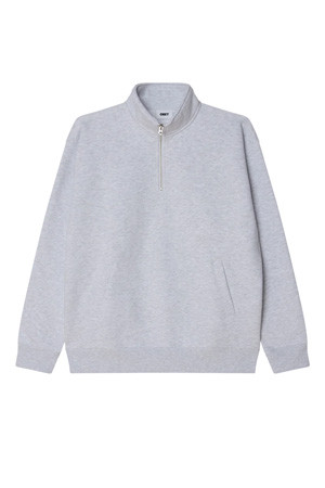 [오베이] ESTABLISHED WORKS BOLD MOCKNECK 이스타블리쉬드 워크스 볼드 모크넥  - ASH GREY