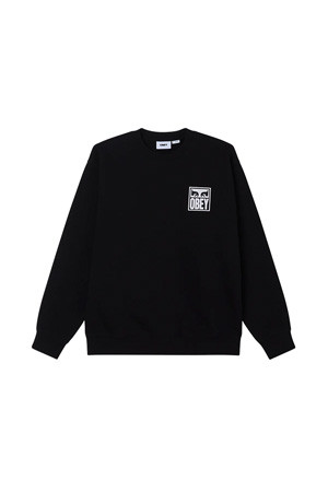 [오베이] OBEY EYES ICON 2 CREW 아이즈 아이콘2 크루 - BLACK