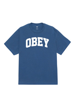 [오베이] OBEY COLLEGIATE 콜리게이트 반팔 티셔츠 - PIGMENT DARK DENIM