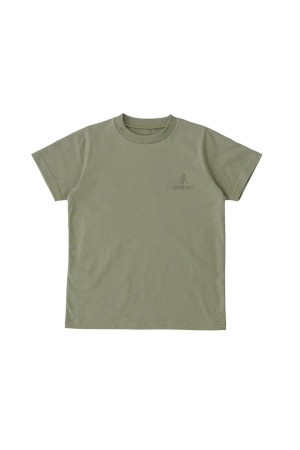 [그라미치] GRAMICCI KIDS ONE POINT LOGO TEE KHAKI 키즈 원 포인트 로고 티  - KHAKI