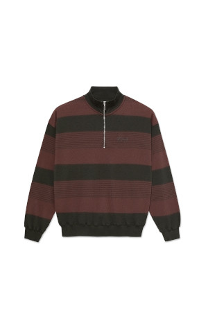  Surf Half Zip Sweater 서프 하프 집 스웨터  - Dirty Black/Brownstone