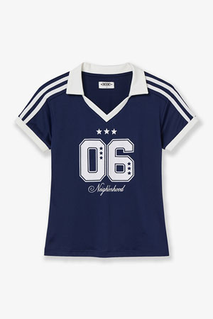 [AEAE] COLLAR JERSEY 칼라 져지 - NAVY