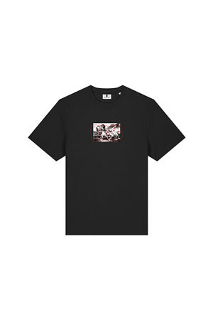 [포에틱] Horses T-shirt 홀스 티셔츠 - Black