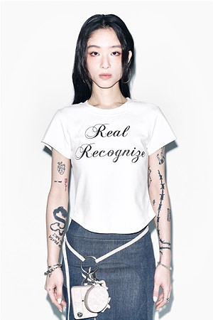 [LEEY] RRY SHRUNK T-SHIRT 리 슈렁크 티셔츠 - WHITE