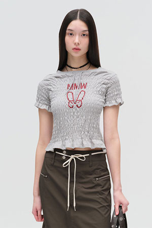 [MMW] SMOCKING HF-T - EVERY GREY 