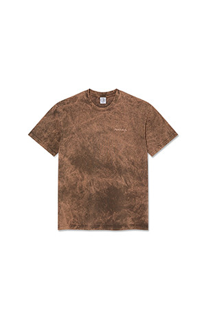[폴라스케이트] Acid Tee | Surf Logo 애시드 서핑 로고 티셔츠 - Brown