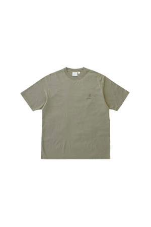 [그라미치] GRAMICCI ONE POINT LOGO TEE KHAKI 그라미치 원 포인트 로고 티  - KHAKI