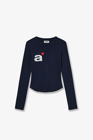 DOT SMALL LETTER L/S - NAVY