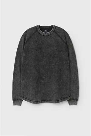 [궁호] GH5F009 THERMAL CREWNECK - BLACK