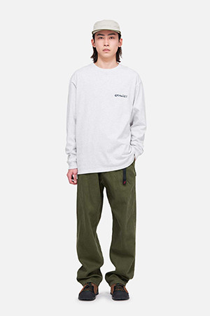 [그라미치] GRAMICCI GEARED UP L/S TEE 그라미치 기어드 업 L/S 티 - GREY HEATHER