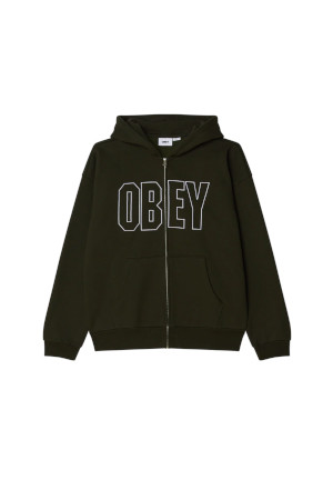 [오베이] GORDON EXTRA HEAVY ZIP HOOD 고든 엑스트라 헤비 집 후드  - ROSIN