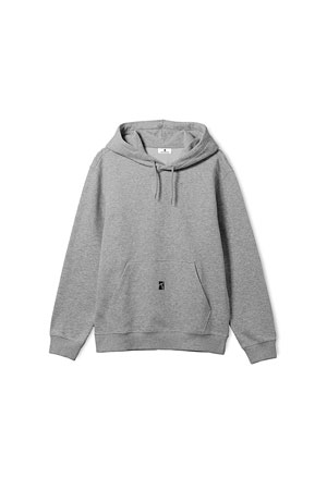 [포에틱] Shaped Collage Hoodie 쉐이프드 콜라주 후디 - Heather Grey